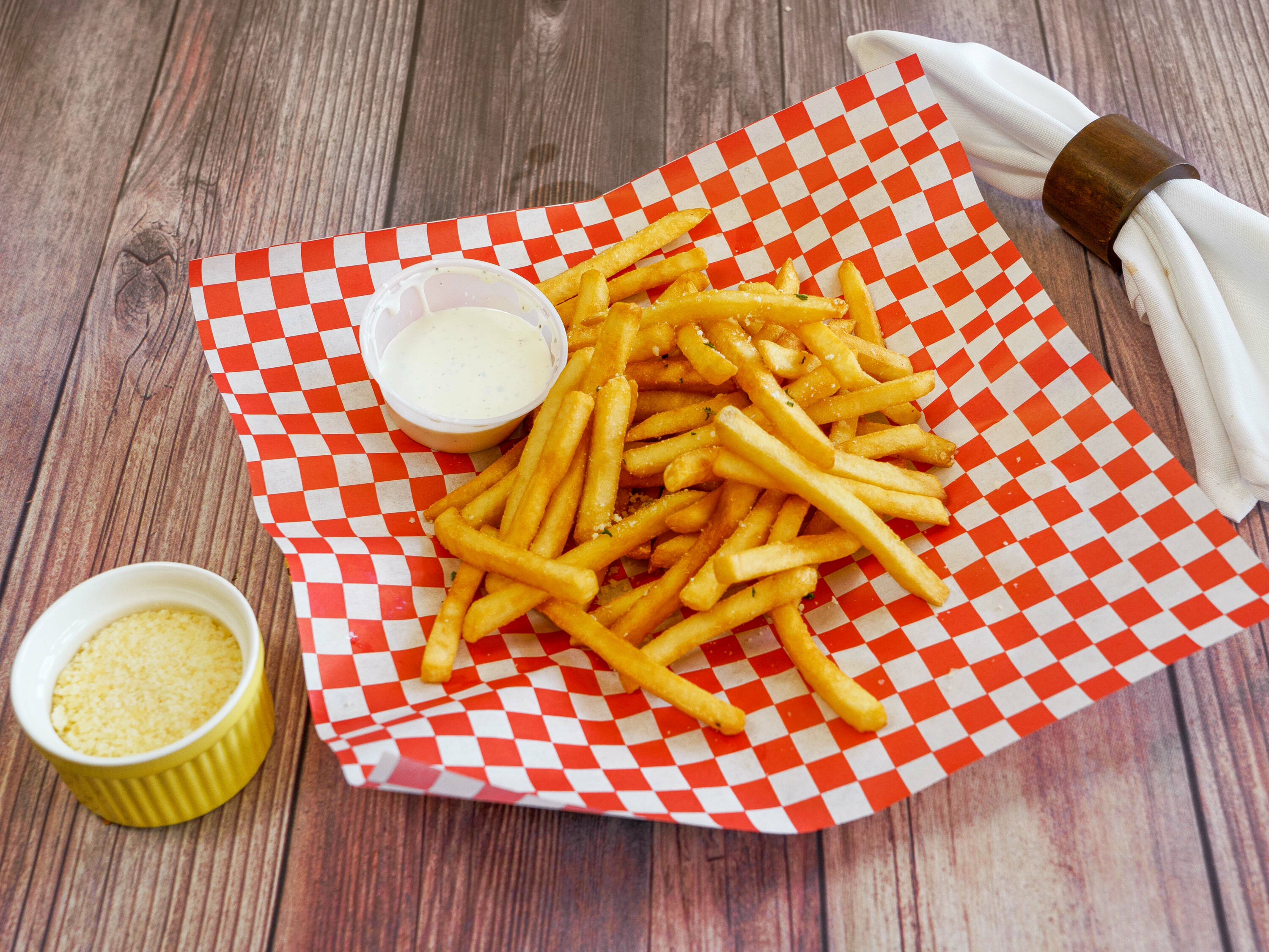 Order French Fries with Ranch Dressing food online from Big Bob's Best Pizza store, Oceanside on bringmethat.com
