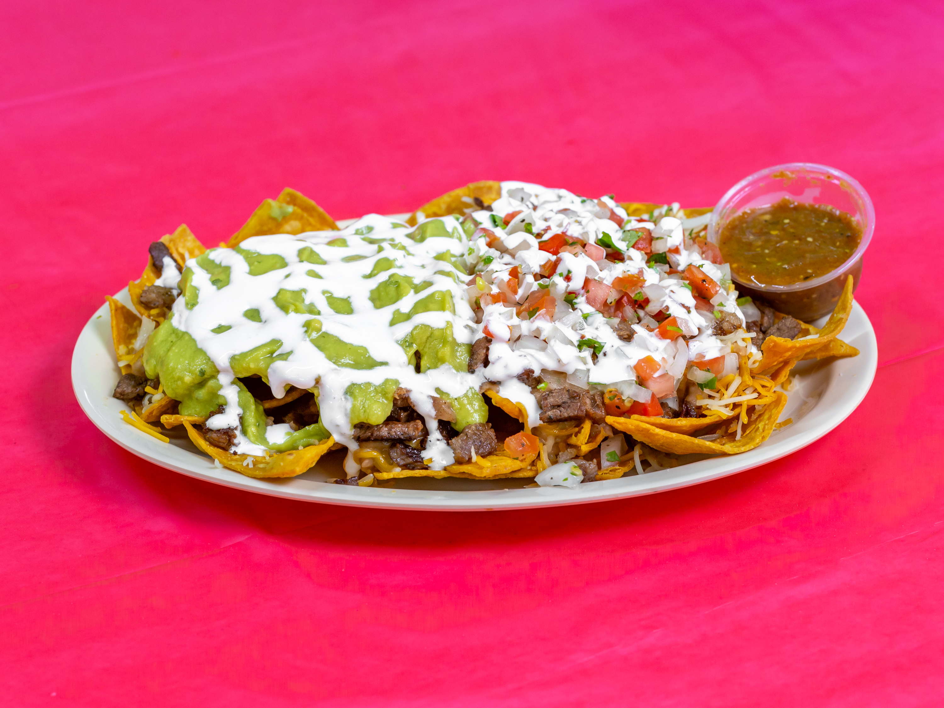 Order Super Nachos food online from Maria Taco Shop store, Imperial on bringmethat.com