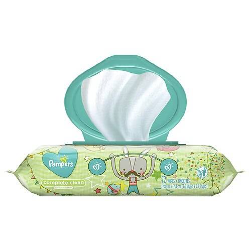 Order Pampers Baby Wipes Complete Clean Fragrance-Free - 72.0 ea food online from Walgreens store, HAMMOND on bringmethat.com
