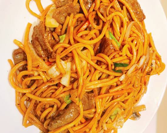 Order Beef Lo Mein food online from China Wok store, Highland on bringmethat.com