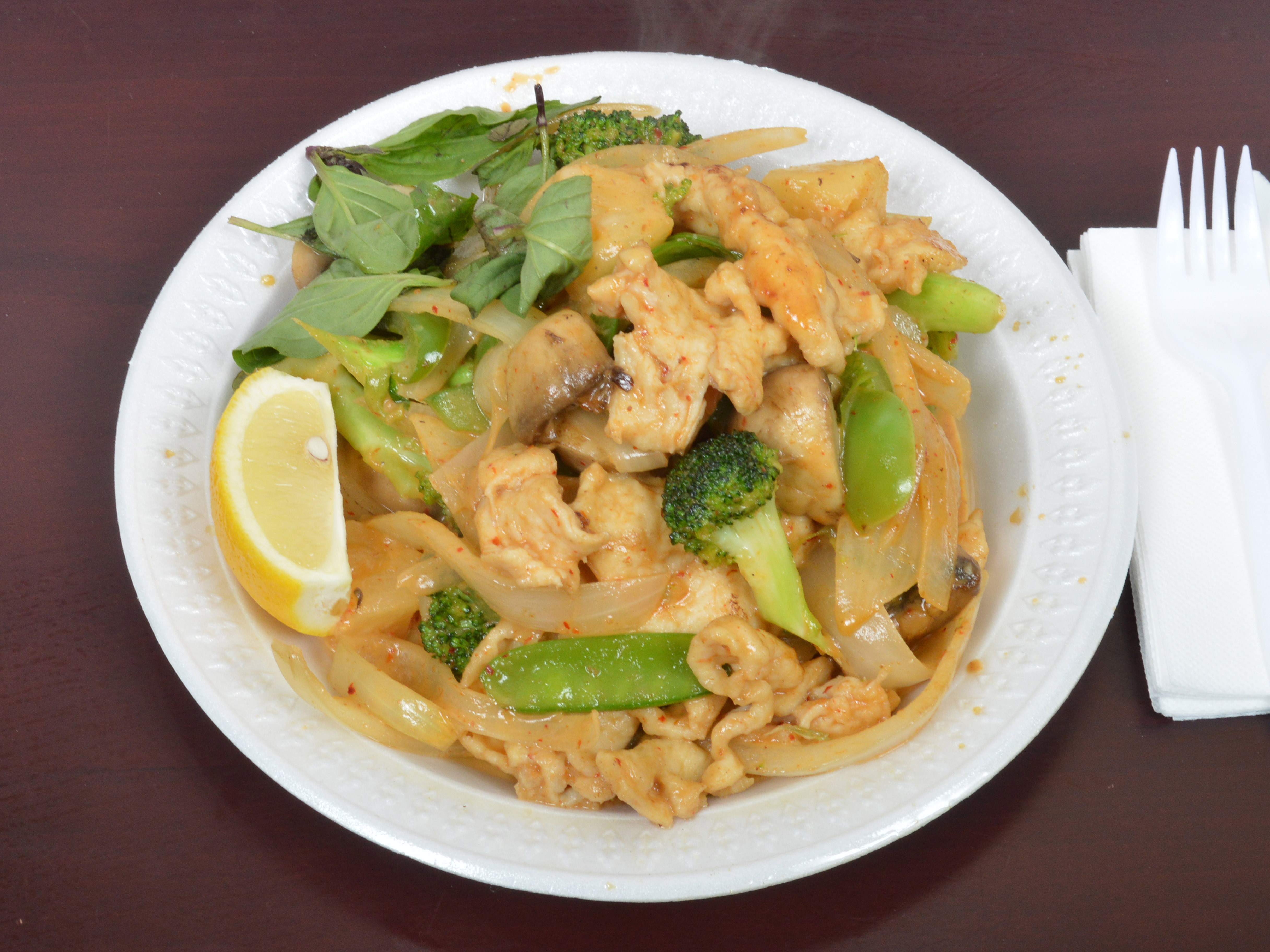 Order T3. Red Curry food online from China Wok - Williamsbridge Rd. store, Bronx on bringmethat.com