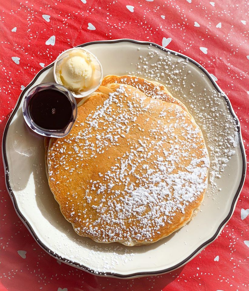 Order Old Fashioned Buttermilk Pancakes food online from The Cup Cafe store, Reno on bringmethat.com
