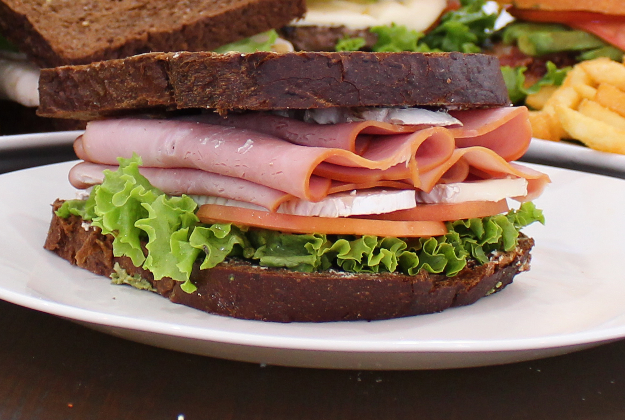 Order  M8. Black Forest Ham and Swiss Cheese Sandwich food online from Green Cafe store, New York on bringmethat.com