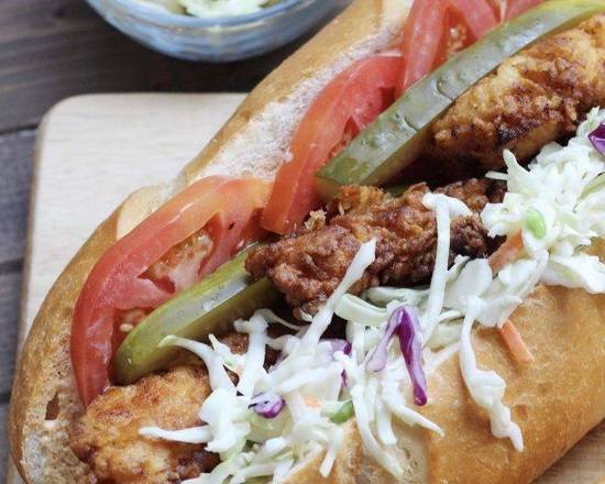 Order Chicken Po'Boys food online from Red Pier Cajun Seafood & Bar store, Southaven on bringmethat.com