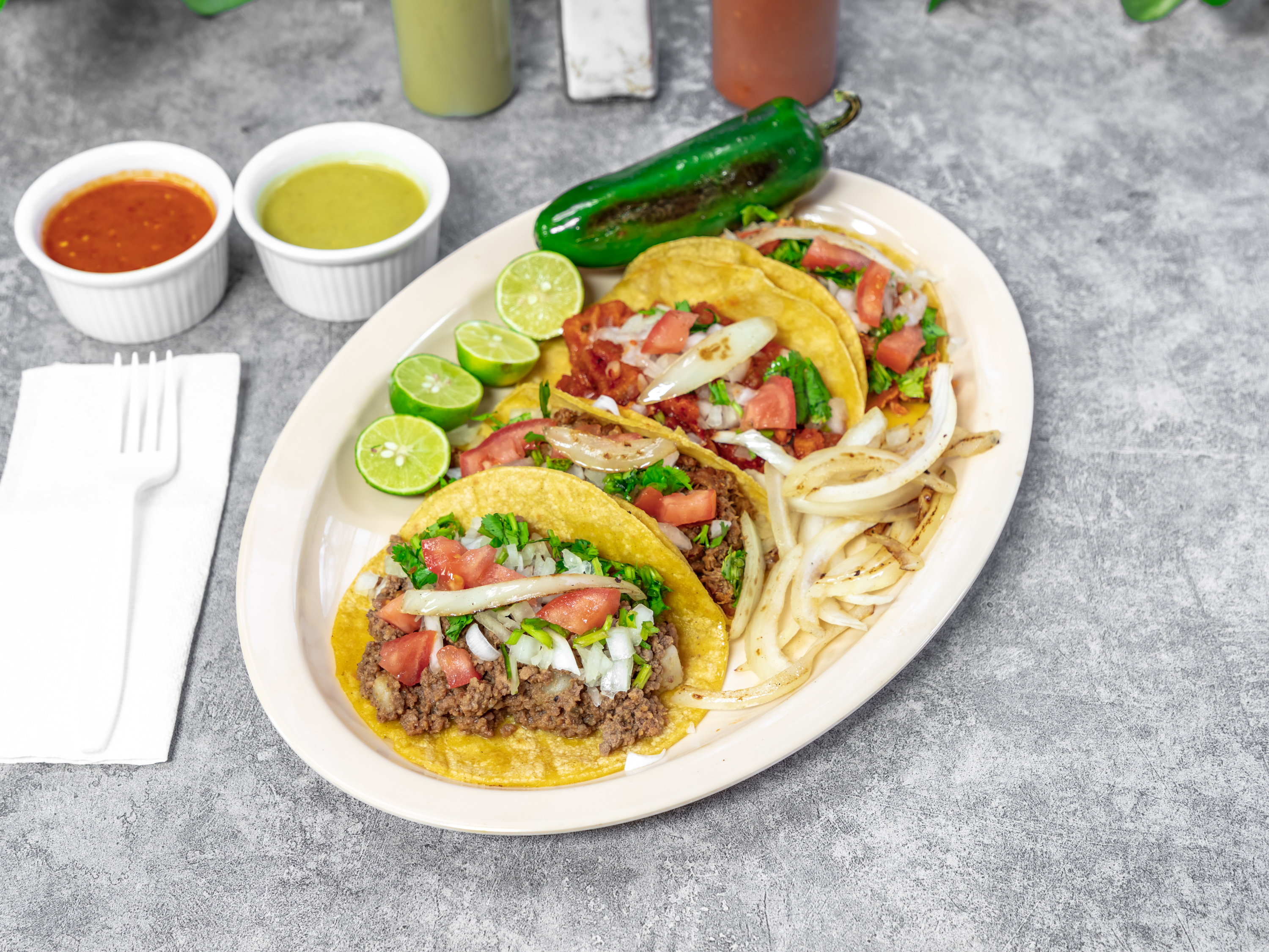 Order Taco  food online from Zambos Latin Food store, Dallas on bringmethat.com