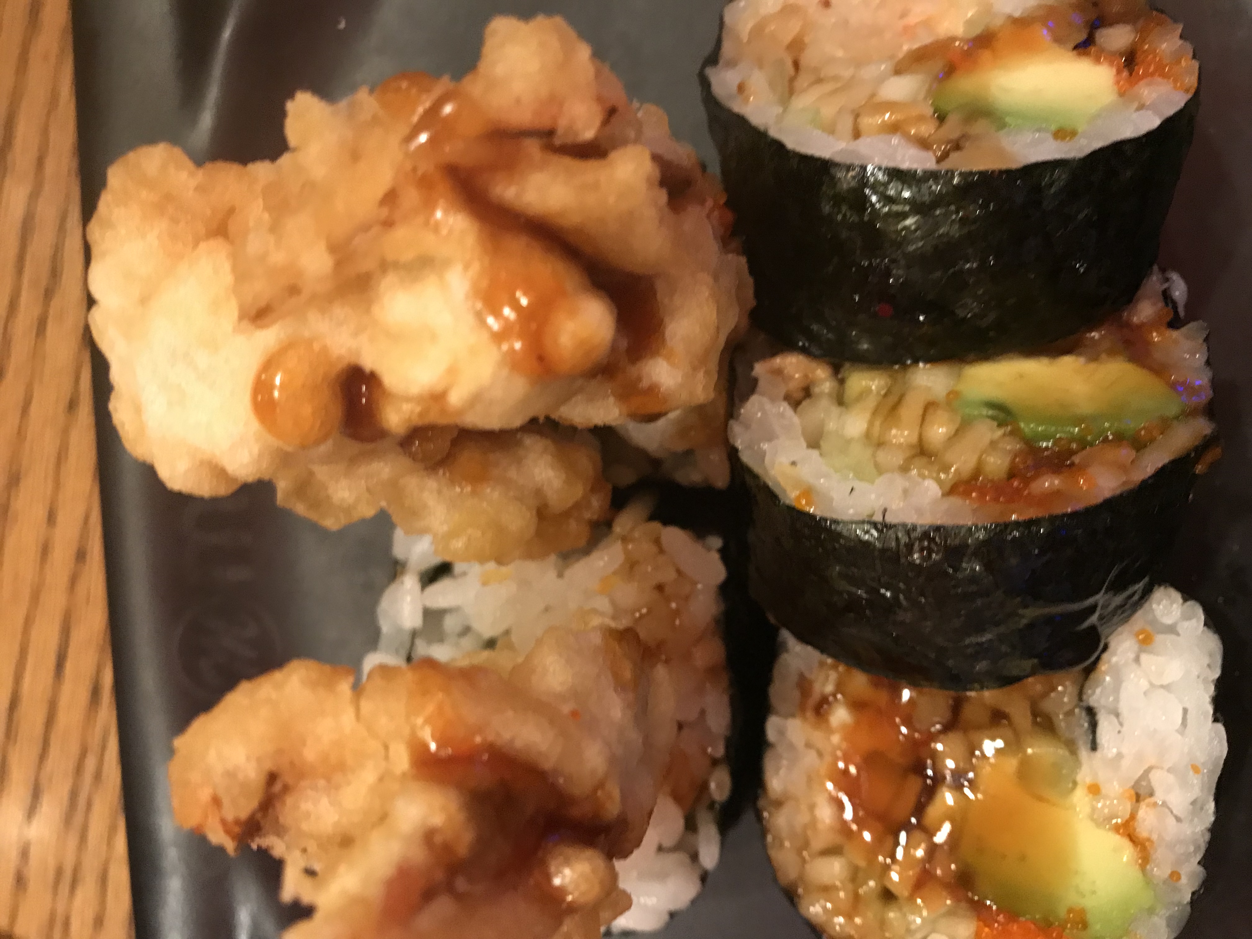 Order Soft Shell Crab Roll food online from Megu Sushi store, Ventnor City on bringmethat.com