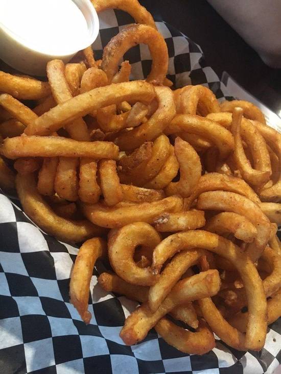 Order Curly Fries food online from The Draft Restaurant & Sports Bar store, San Diego on bringmethat.com
