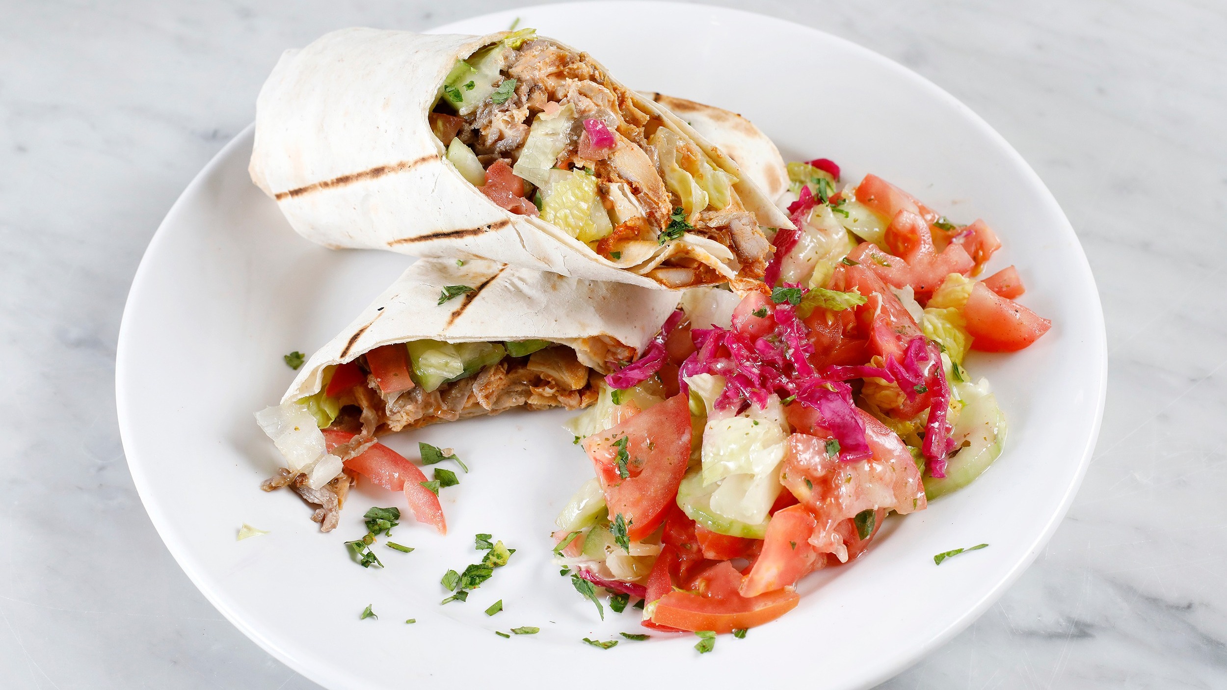 Order Combo Gyro Wrap food online from Istanbul Grill store, San Francisco on bringmethat.com