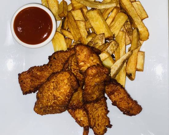 Order Chicken Fingers & Fries food online from Santinis Deli & Grill store, Bridgeport on bringmethat.com