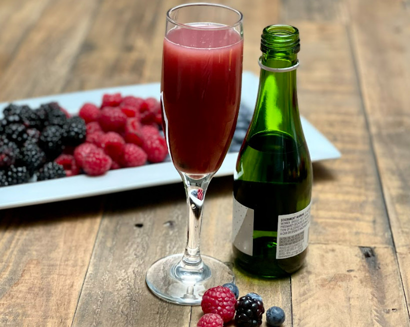 Order Triple Berry Mimosa food online from Mimi Café store, Columbus on bringmethat.com