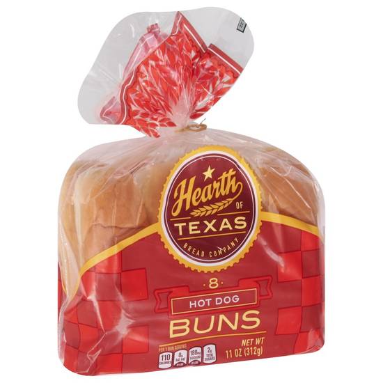 Order Hearth of Texas Bread Company · Hot Dog Buns (8 buns) food online from United Supermarkets store, Plainview on bringmethat.com