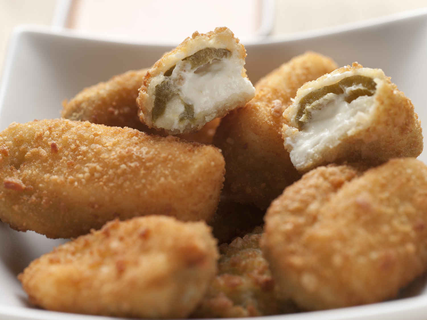 Order Jalapeno Poppers with Spicy Ranch Dressing food online from Jimano Pizzeria store, Mchenry on bringmethat.com