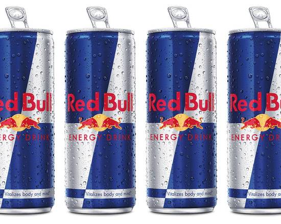 Order 4 Red Bull Energy Drinks food online from American Grilled Cheese Company store, Victor on bringmethat.com