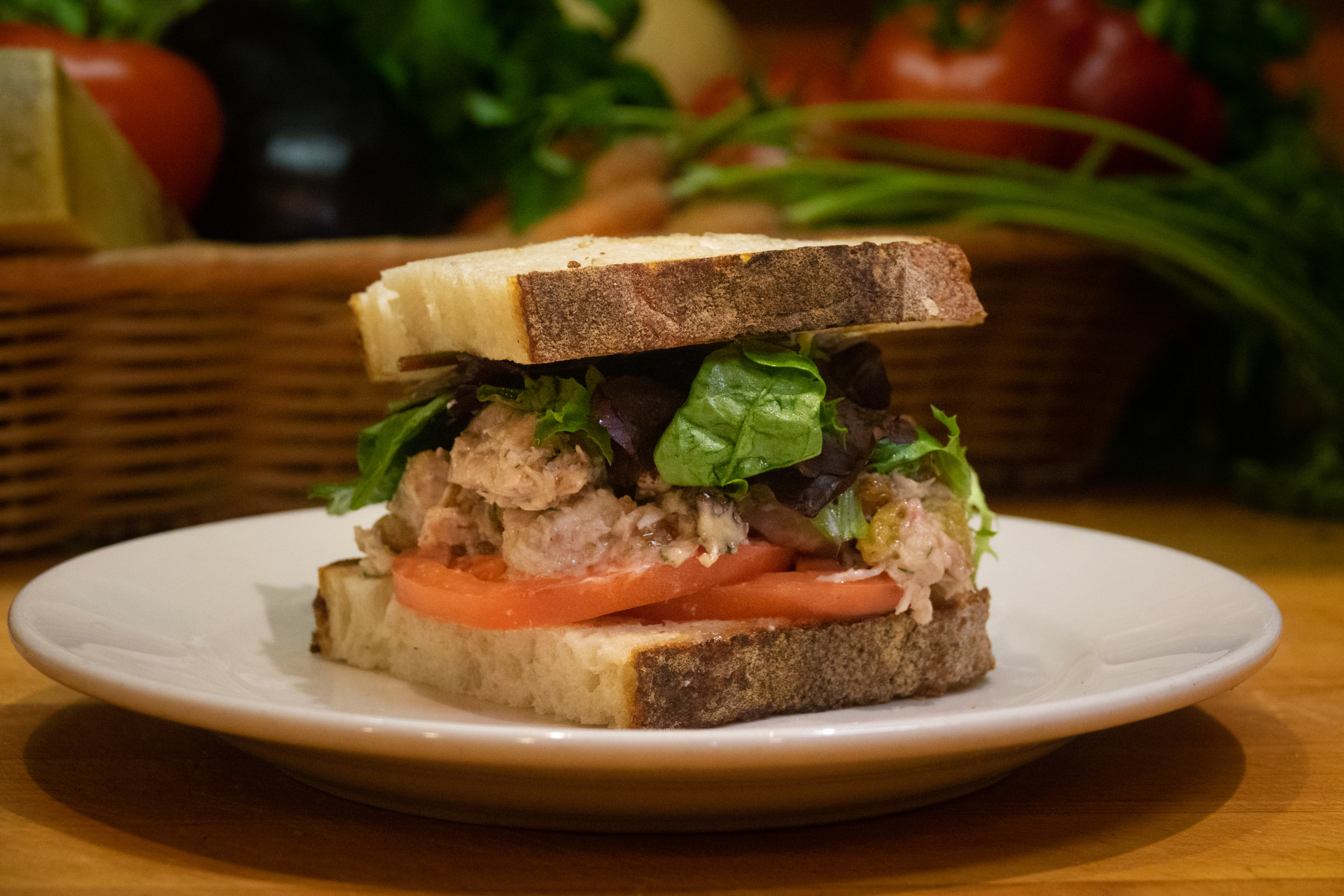 Order 10. Tuna Salad Sandwich food online from Pomodoro store, New York on bringmethat.com