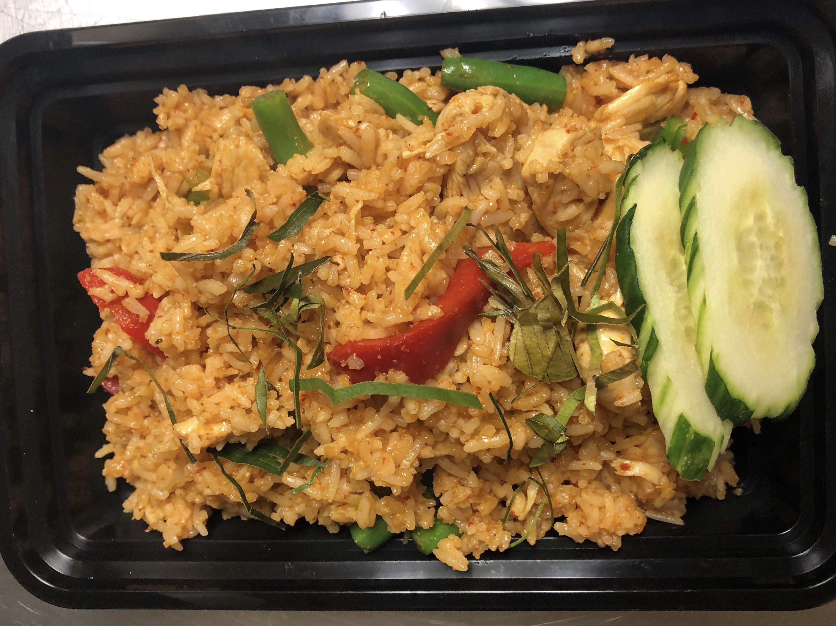 Order Panang Curry Fried Rice food online from Rice Thai To Go store, Southington on bringmethat.com