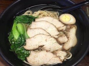 Order Chicken Ramen Soup food online from Twisted Cafe store, Virginia Beach on bringmethat.com
