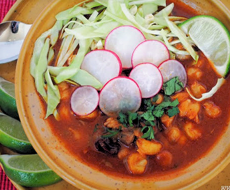 Order Pozole Soup food online from Guadalajara Fiesta Grill store, Tucson on bringmethat.com