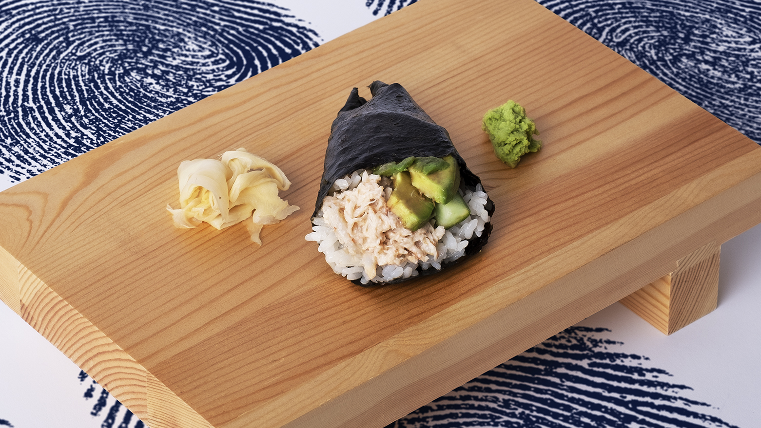Order Blue Crab Hand Roll food online from Rolls Goals store, Los Angeles on bringmethat.com