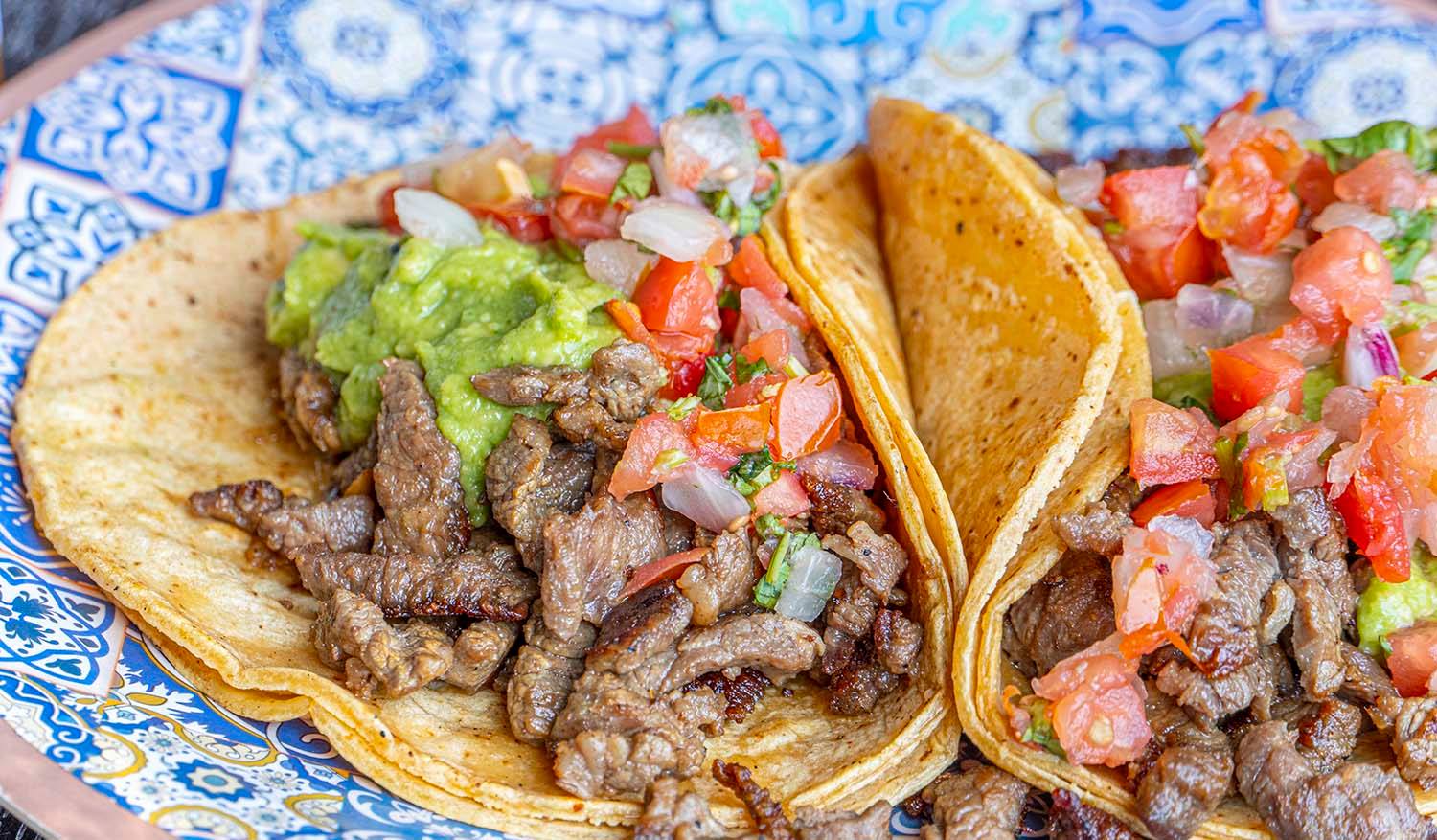 Order Carne Asada Taco food online from El Pollo Grill store, Chula Vista on bringmethat.com