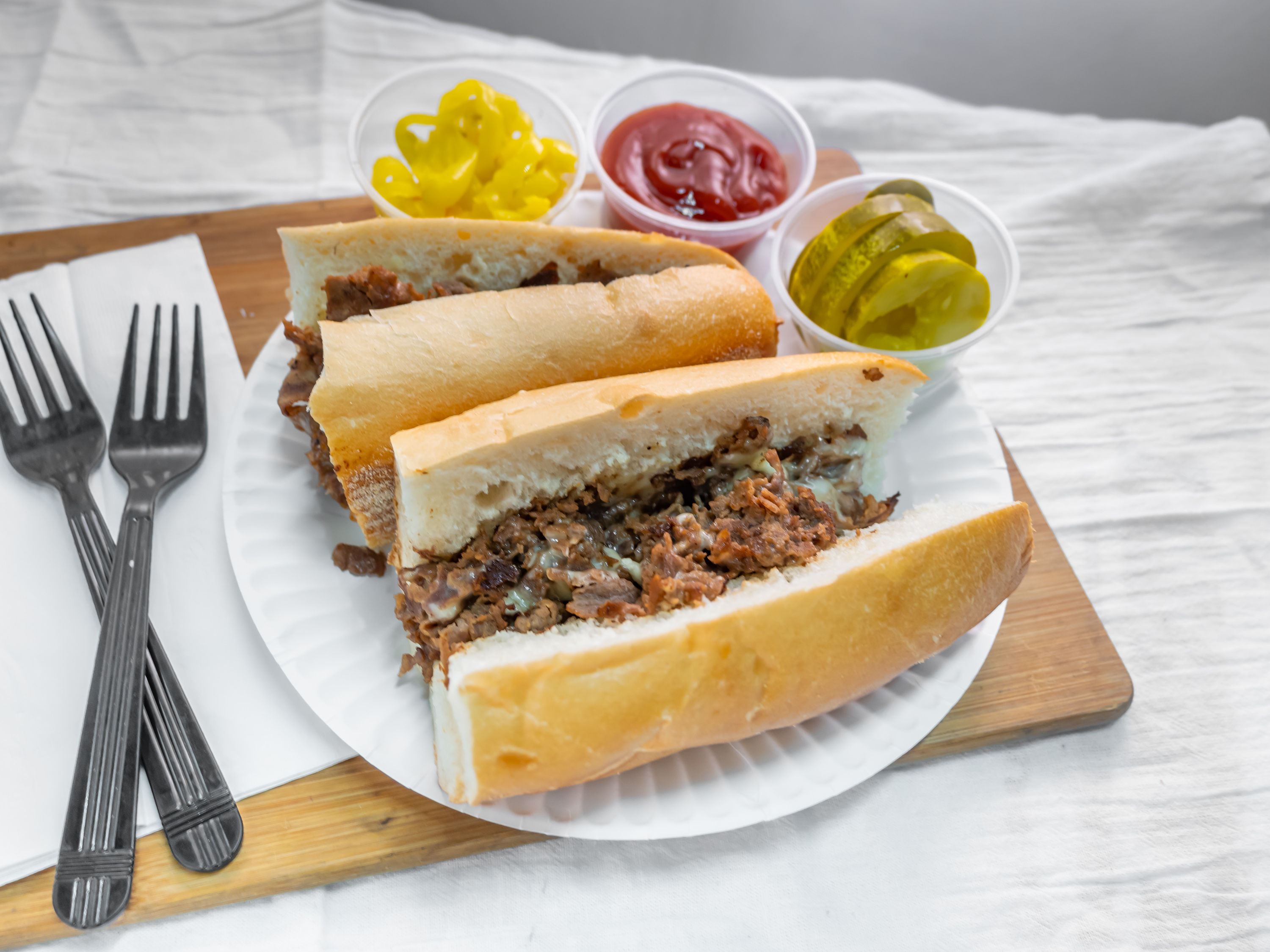 Order Cheese Steak food online from Not Just Pizza - South Philly store, Philadelphia on bringmethat.com