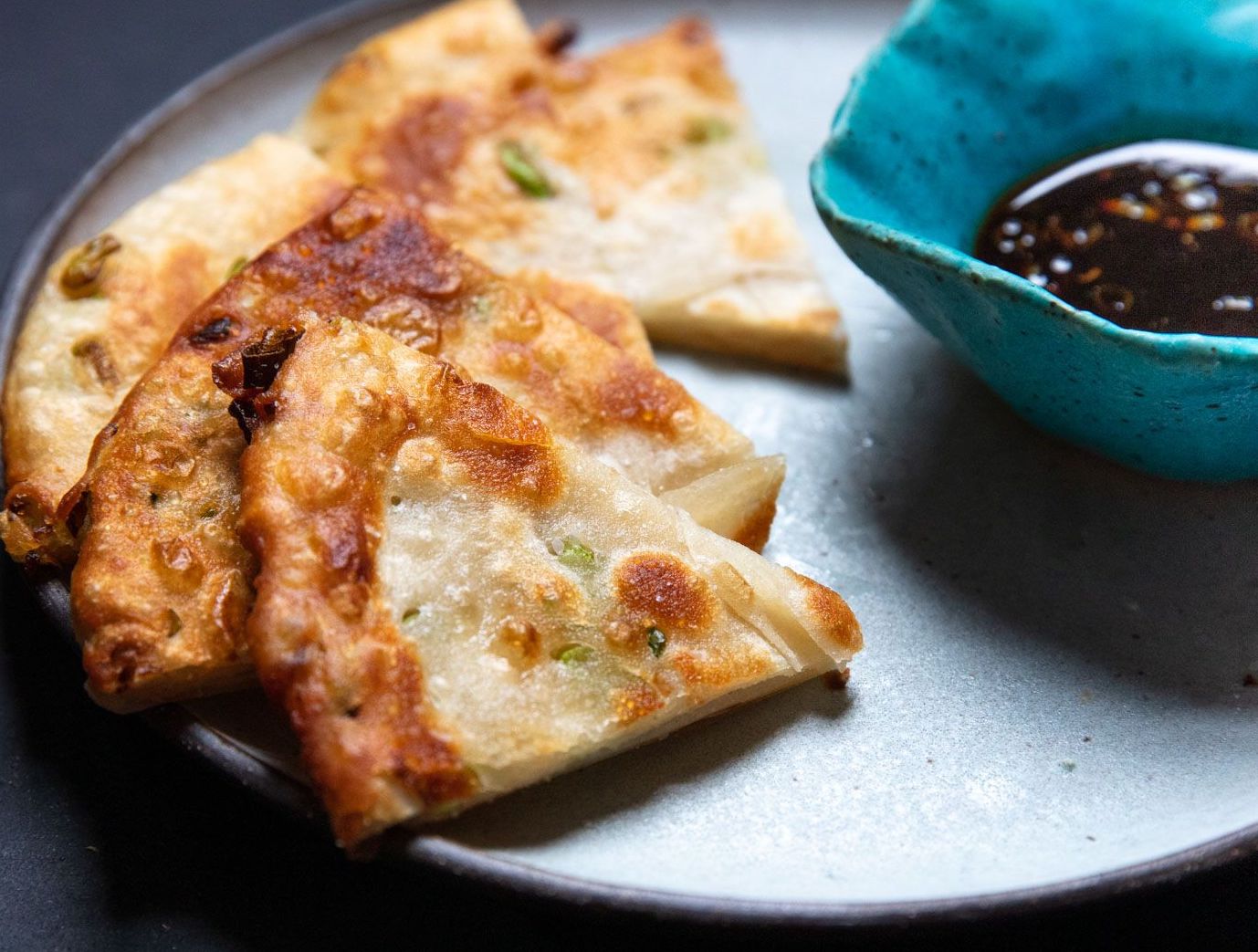 Order 16. Scallion Pancakes food online from Profit Chinese Restaurant Ii store, New York on bringmethat.com