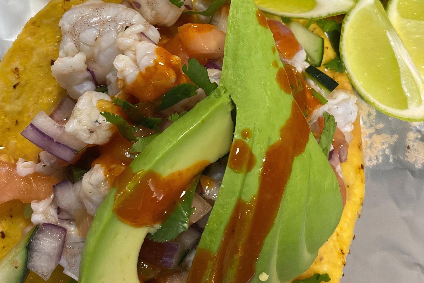 Order 8 Oz Ceviche  food online from Tacos Panchito store, Corona on bringmethat.com