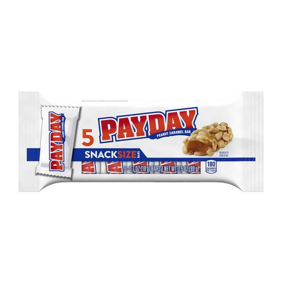 Order Payday Peanut Caramel Snack Size Candy, 5 CT food online from Cvs store, SUNNYVALE on bringmethat.com