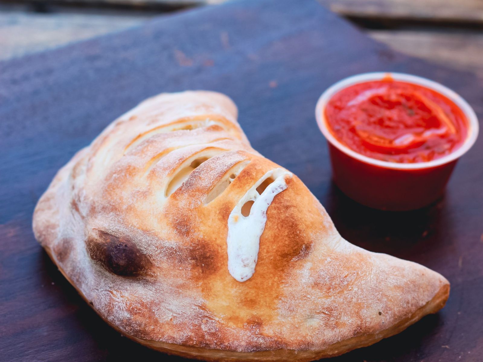 Order Calzone 1 Toppings food online from Alessio’s Cafe | Gelato | Pizza store, Hoboken on bringmethat.com