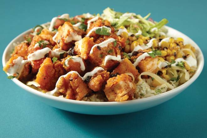 Order Nashville Hot Chicken Bowl food online from Savage Burrito store, Naperville on bringmethat.com