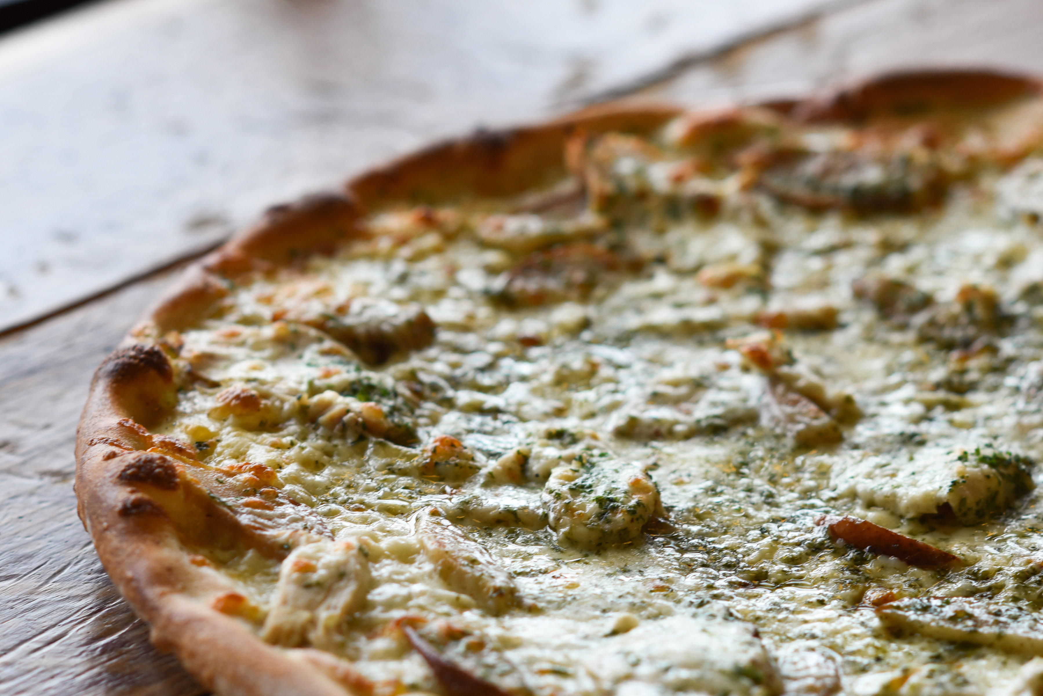 Order Chicken and Basil Pizza food online from OTTO store, Brookline on bringmethat.com