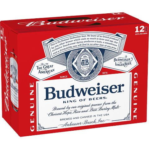 Order Budweiser 12 Pack 12oz Can food online from 7-Eleven store, Evans Mills on bringmethat.com