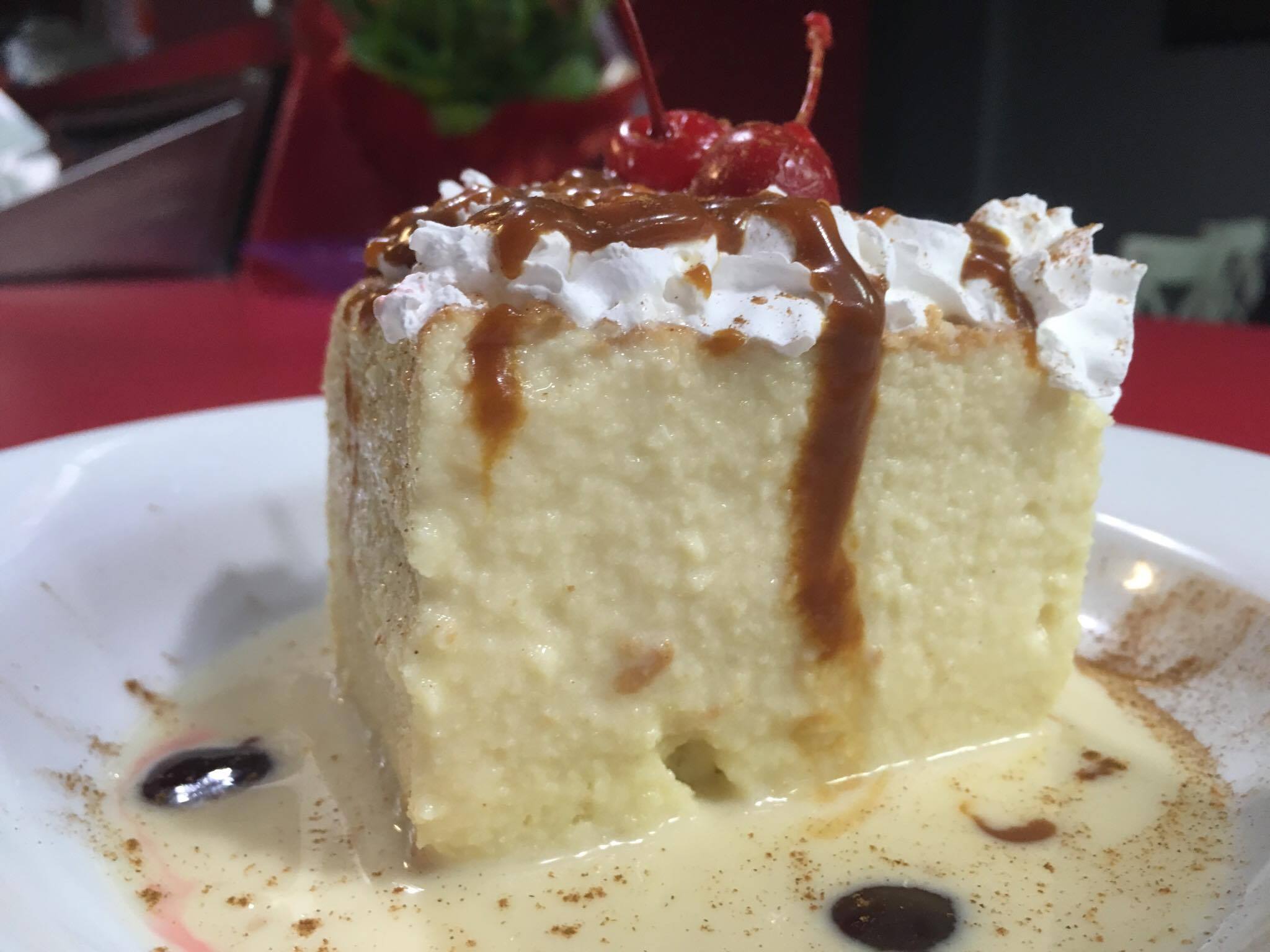 Order Tres Leches Cake food online from Zeus Kitchen store, Astoria on bringmethat.com