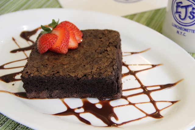 Order Homemade Chocolate Fudge Brownie food online from Ej Luncheonette store, New York on bringmethat.com