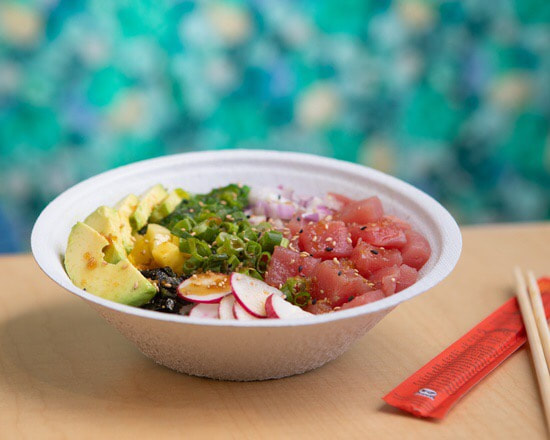Order Island Classic Bowl food online from Mahalo Poke Co. store, Omaha on bringmethat.com
