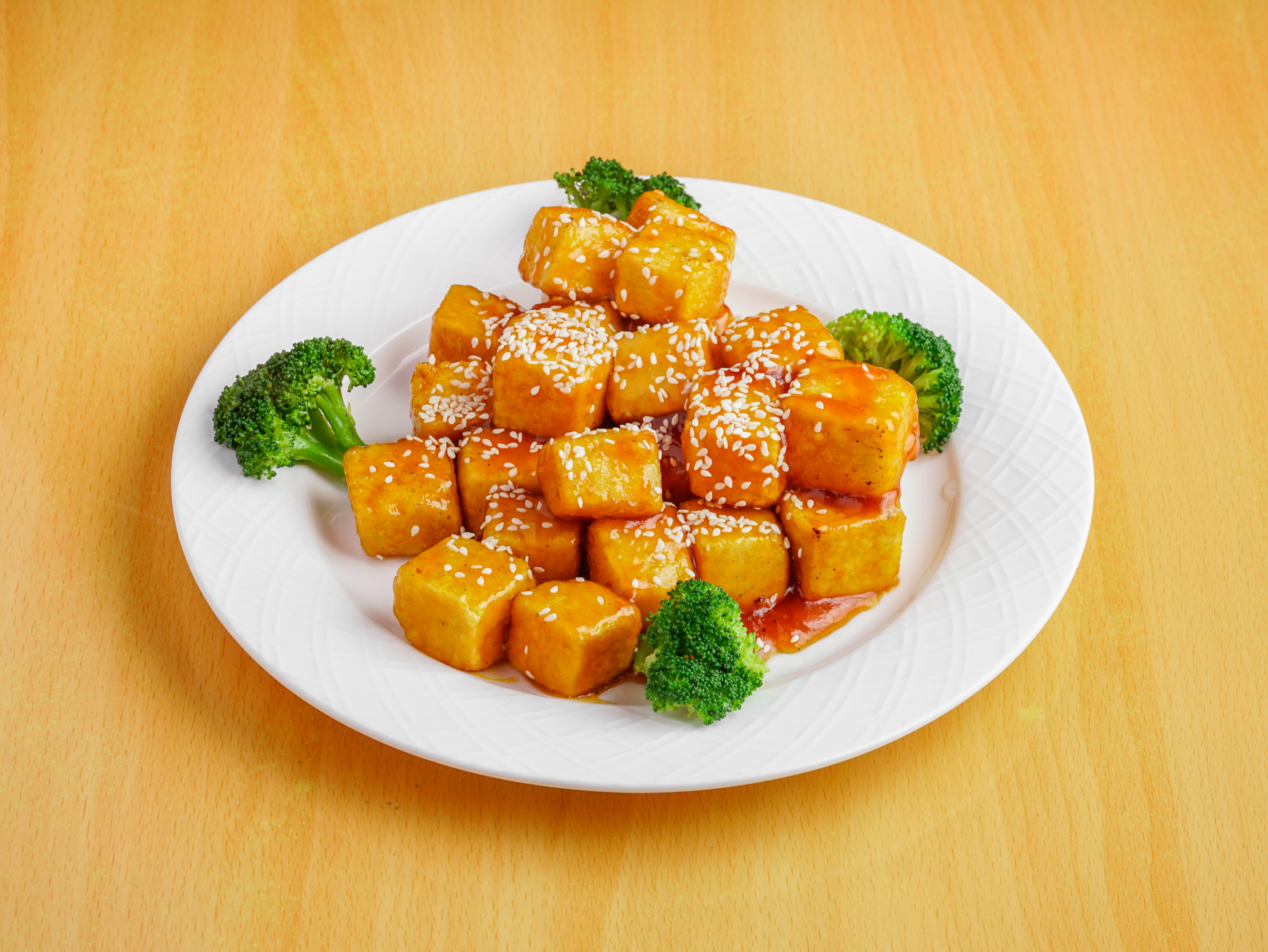 Order General Tso Tofu  food online from Light Bulb Asian Cafe store, Upper Arlington on bringmethat.com
