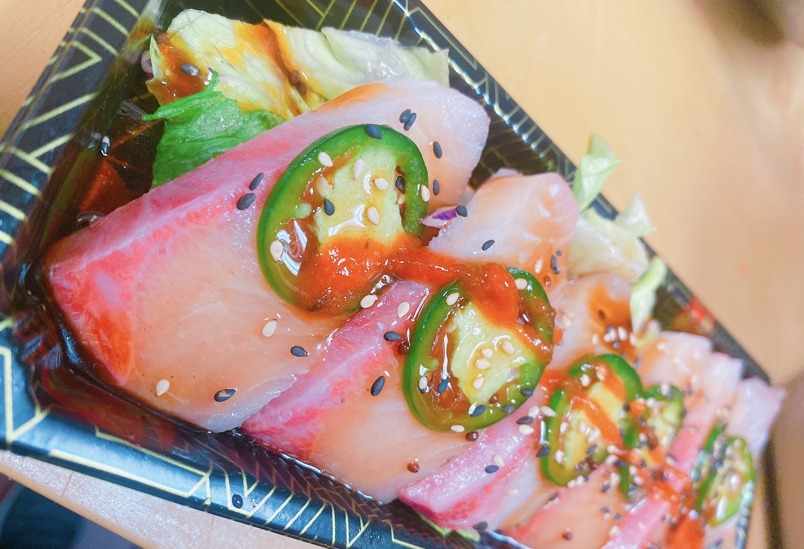 Order Yellowtail Jalapeno food online from Kissho Asian Bistro & Sushi bar store, Columbus on bringmethat.com