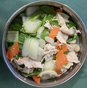 Order Sliced Chicken with Snow Peas food online from Emerald Garden store, Shrewsbury on bringmethat.com