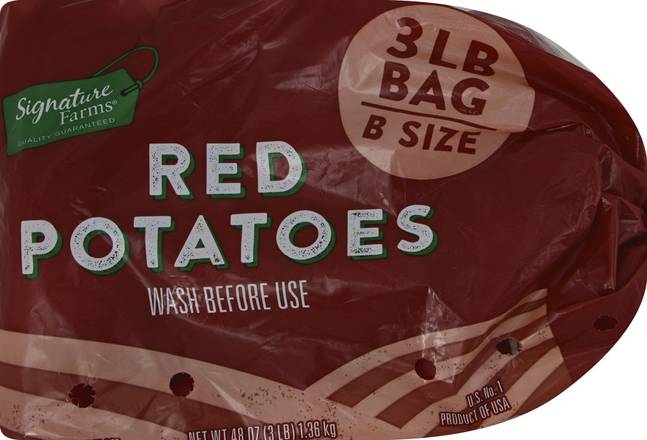 Order Signature Farms · Red Potatoes (3 lb) food online from Jewel-Osco store, Oswego on bringmethat.com