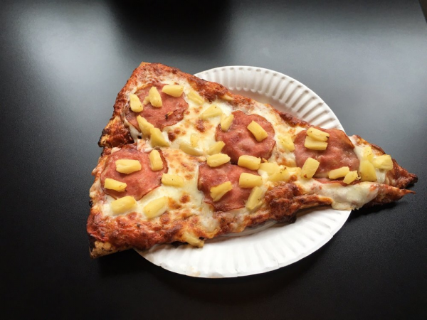 Order Hawaiian Pizza Slice food online from New York Pizza & Pasta store, San Leandro on bringmethat.com