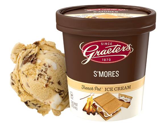Order S'mores Pint food online from Graeter Ice Cream store, Cincinnati on bringmethat.com