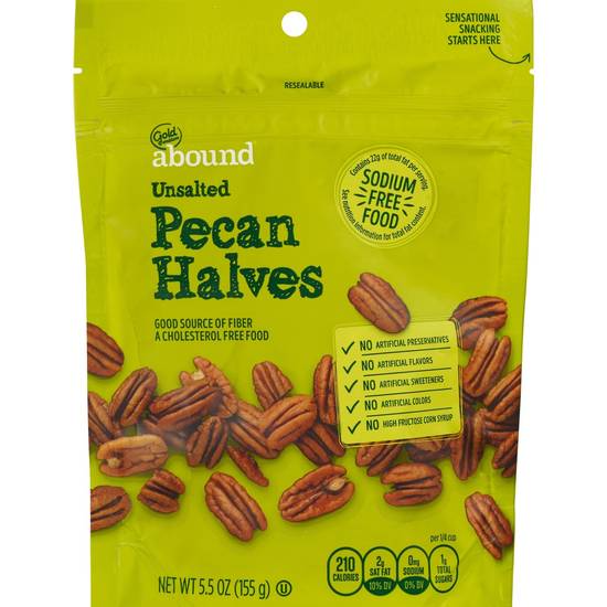 Order Gold Emblem Abound Unsalted Pecan Halves food online from CVS store, ORO VALLEY on bringmethat.com