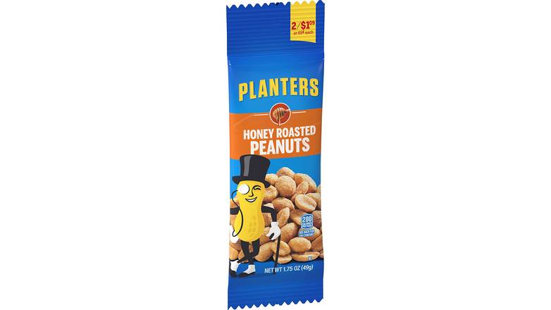 Order Planters Tube Honey Roasted Peanuts food online from Anderson Convenience Markets #140 store, Omaha on bringmethat.com