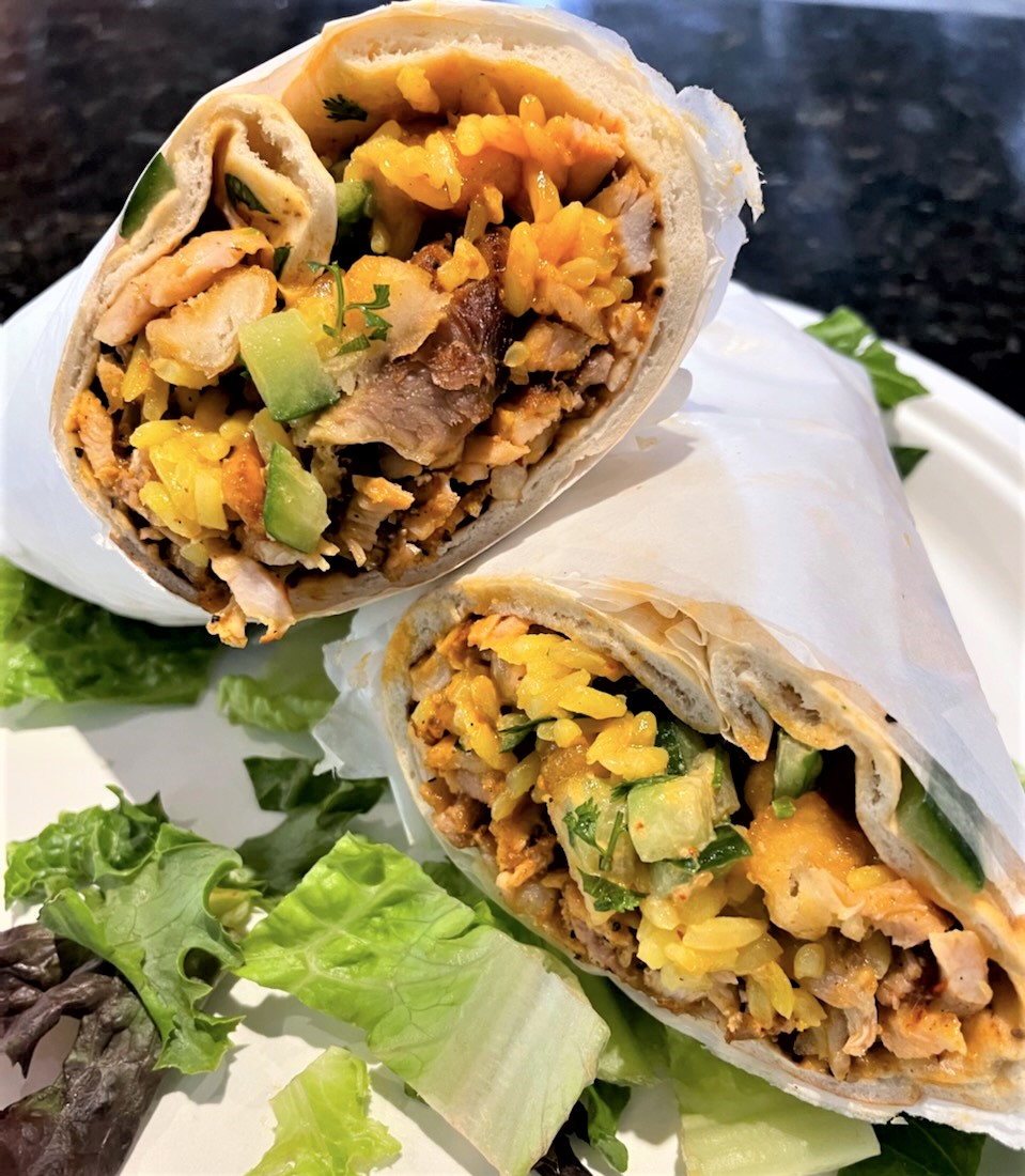 Order Beef Fat Belly Wrap  food online from Flame and Skewers store, Bakersfield on bringmethat.com