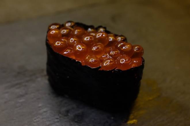 Order Ikura (Salmon Caviar) Gunkan food online from Nakato Japanese Restaurant store, Atlanta on bringmethat.com