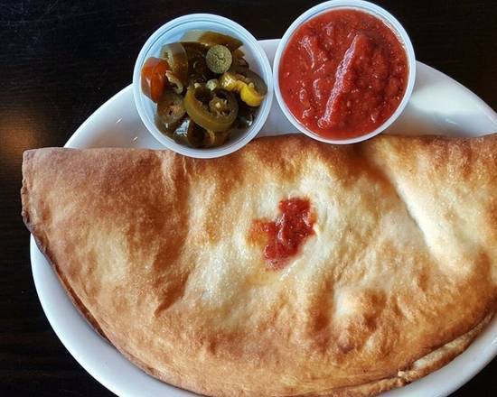 Order Deluxe Calzone food online from Cheech's Pizza store, Los Angeles on bringmethat.com