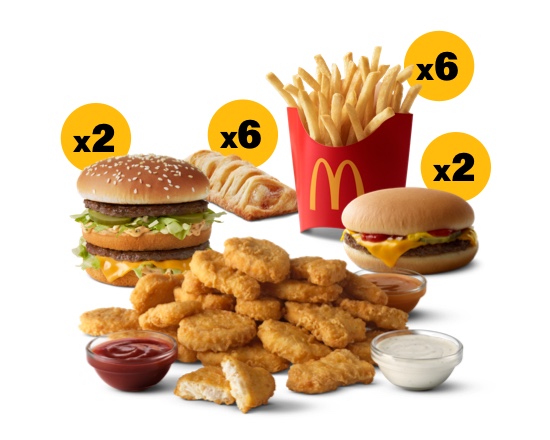 Order Spicy McNugget Favorites for 6 food online from Mcdonald store, Fresno on bringmethat.com