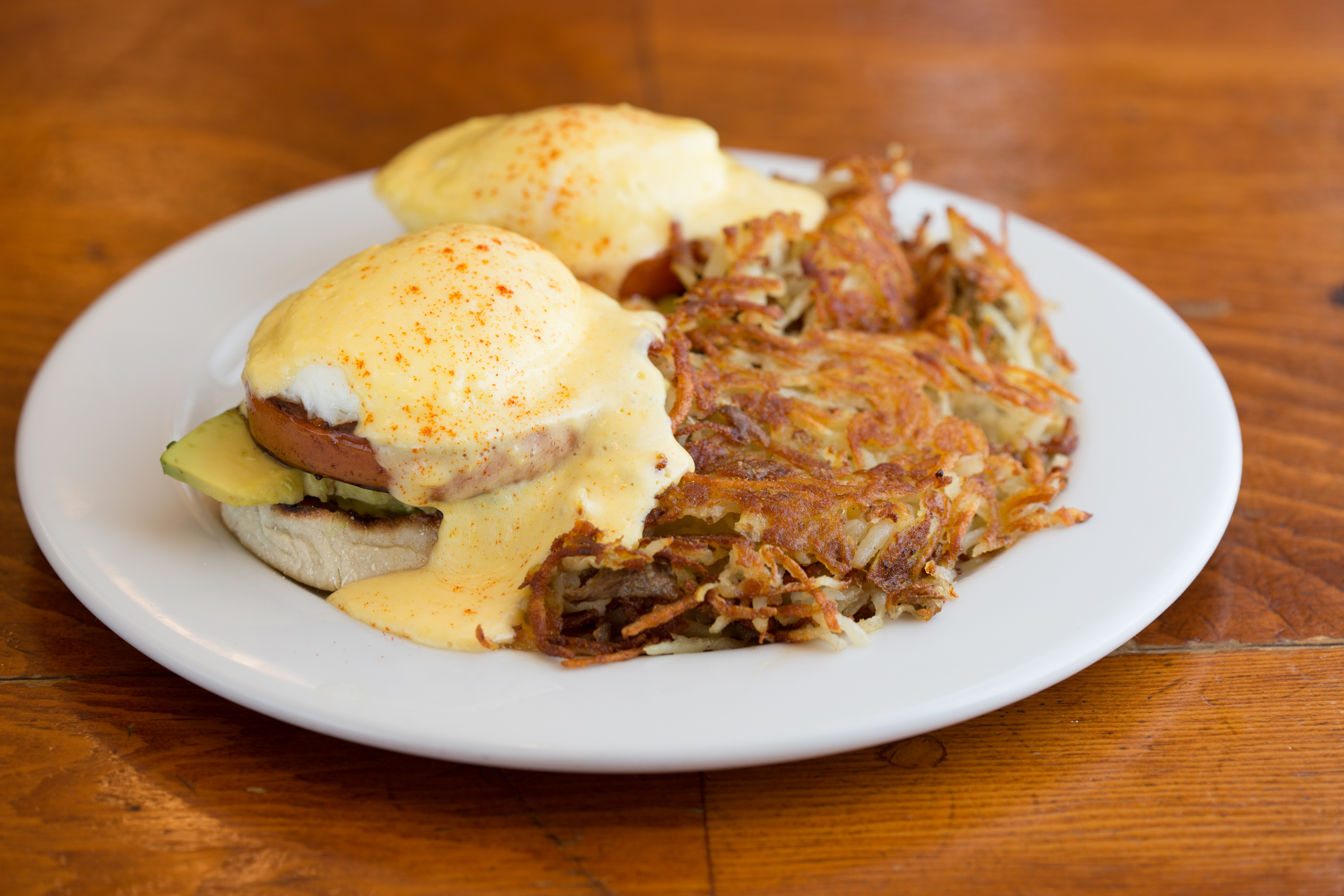 Order Mission Benedict  food online from Pork Store Cafe store, San Francisco on bringmethat.com