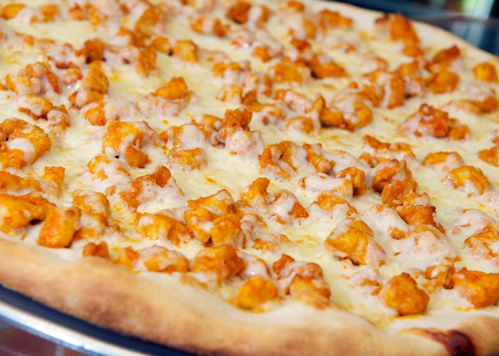 Order Buffalo Chicken Pizza food online from Mario's pizza & restaurant store, White Plains on bringmethat.com