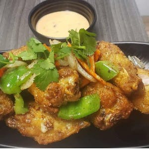 Order A07. Butter Chicken Wings (8) food online from Boling Pho store, Escondido on bringmethat.com