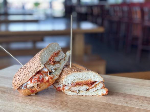 Order Parm Chicken Sandwich food online from Chickie & Pete Cafe store, Philadelphia on bringmethat.com